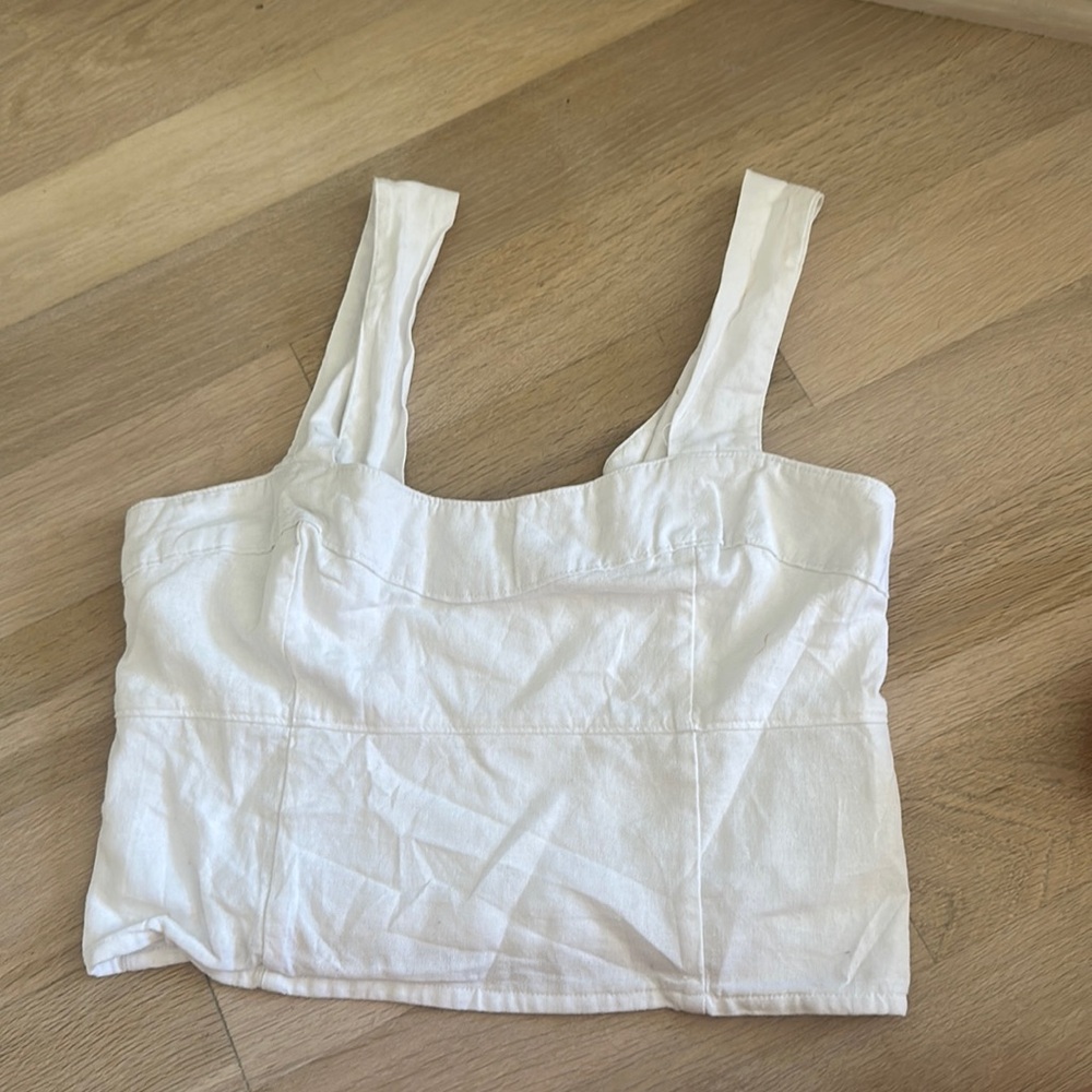 Abercrombie white tang top